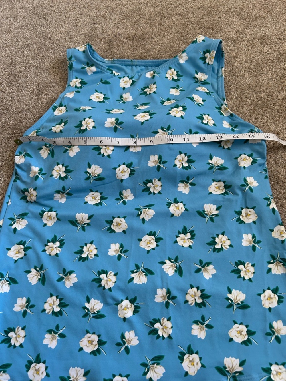 Land’s End Draper James high neck chlorine resistant tanking top 10 - Picture 5 of 6